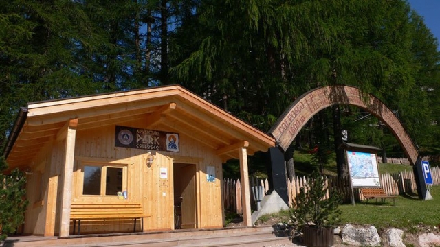  Entrada al Parque de aventura Colfosco